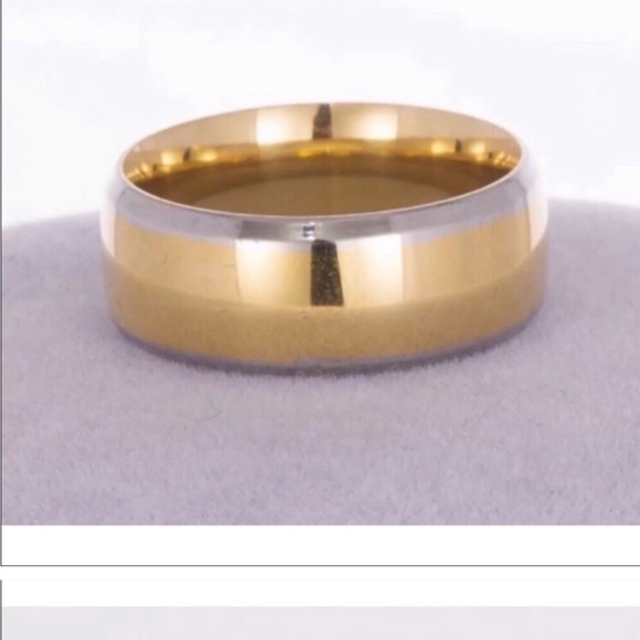 Stylish Gold and Silver Women's Ring - Picture 3 of 4
